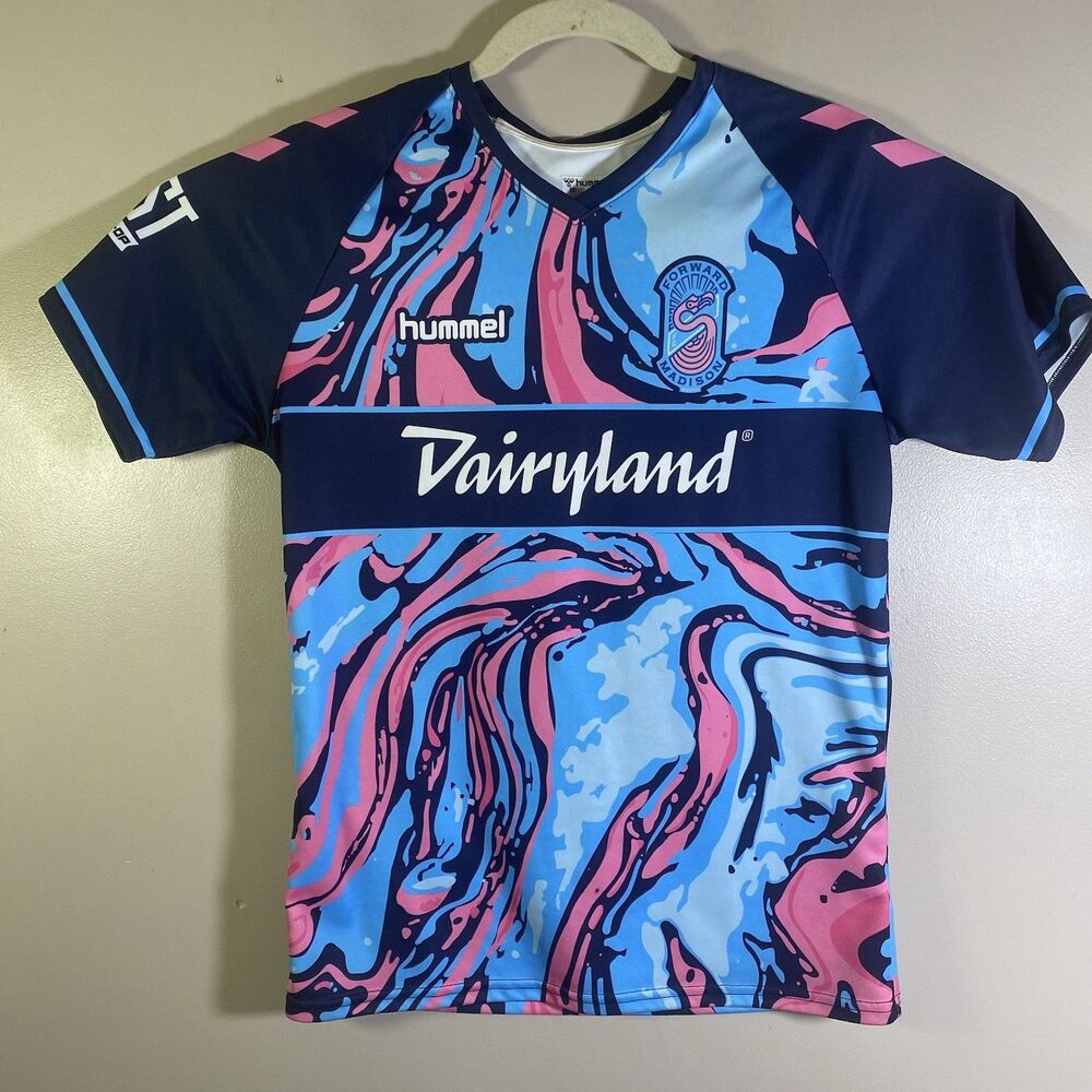 FORWARD MADISON 2020-2021 THIRD SHIRT JERSEY MENS LARGE USA HUMMEL DAIRYLAND